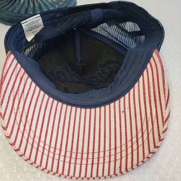 Freedom Rocks Adjustable Ball Cap Hat Snap Embroidered‎ Red White Blue  One Size - Picture 3 of 7